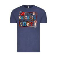 Vintage Denim its a baseball kinda day Vintage Tee - AdoDesignShop