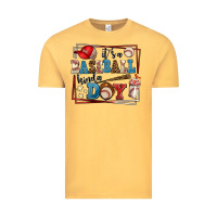 Vintage Mustard its a baseball kinda day Vintage Tee - AdoDesignShop