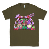 Army Green easter gnomes rainbow Classic Tee - Artiststas