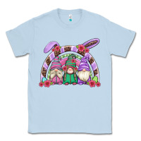 Dusty Blue easter gnomes rainbow Classic Tee - Artiststas