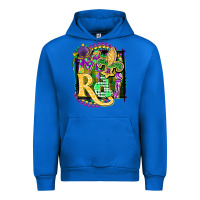 Cobalt mardi gras Urban Hoodie - CowGirlArtShop