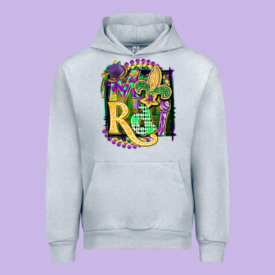 Mardi Gras Urban Hoodie Designed By Cowgirlartshop