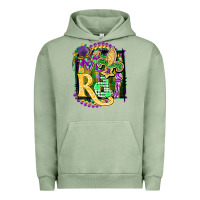 Pigment Oil Green mardi gras Urban Hoodie - CowGirlArtShop