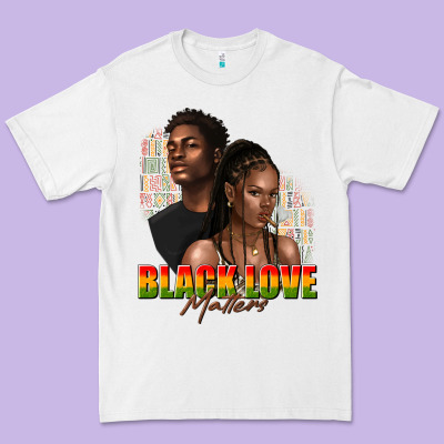 Premium Tee afro black love matters