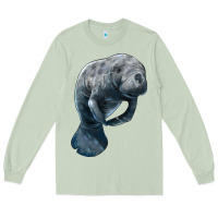 Matcha Manatee Illustrations Long Sleeve Tee - LillyAllenDesigns