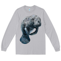 Moon Dust Manatee Illustrations Long Sleeve Tee - LillyAllenDesigns