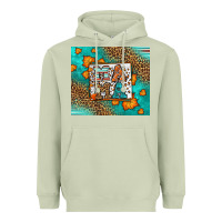 Matcha Fall Autumn Leopard Serape Mama Heavyweight Hoodie - LillyAllenDesigns