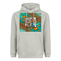 Moon Dust Fall Autumn Leopard Serape Mama Heavyweight Hoodie - LillyAllenDesigns