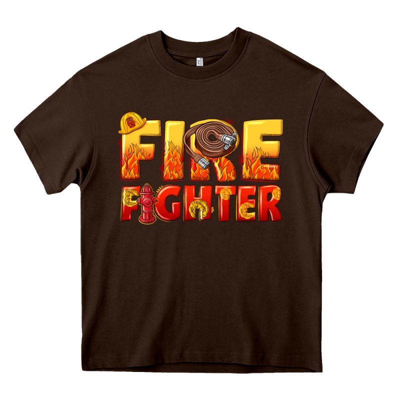 Firefighter Heavy Core Tee by texasbilliewilder | Teevron