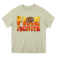 Mossy firefighter Heavy Core Tee - texasbilliewilder