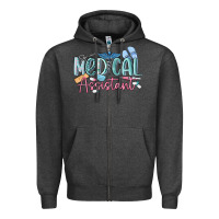 Medical Assistant Nurse Zipper Hoodie | Teevron
