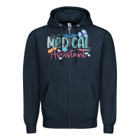 Navy medical assistant nurse Zipper Hoodie - MaliasSmallBusiness
