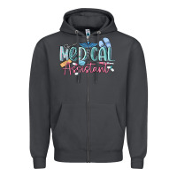 Smoke medical assistant nurse Zipper Hoodie - MaliasSmallBusiness