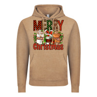 Vintage Coffee Merry Christmas Coffee Cups Vintage Hoodie - FaDigitalArtStudio