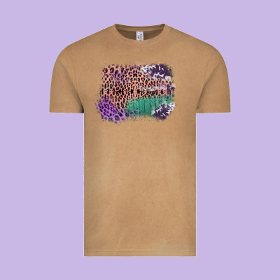 Leopard, Cowhide, Wood Pattern Frame Vintage Tee Designed By Bettercallsaul