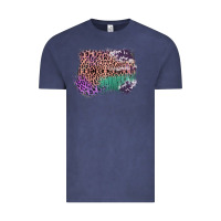 Vintage Denim Leopard, Cowhide, Wood Pattern Frame Vintage Tee - Bettercallsaul