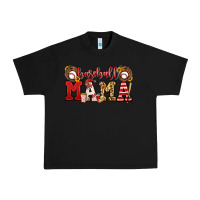 Black baseball mama Urban Heavy Tee - Jasminsmagicworld