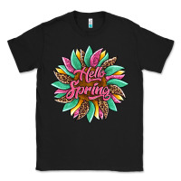 Black hello spring sunflower Classic Tee - Artiststas