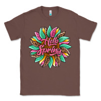 Chestnut hello spring sunflower Classic Tee - Artiststas
