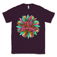 Plum hello spring sunflower Classic Tee - Artiststas