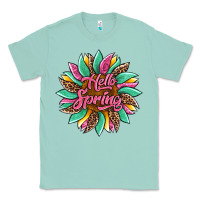 Seafoam hello spring sunflower Classic Tee - Artiststas