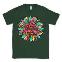 Sports Green hello spring sunflower Classic Tee - Artiststas