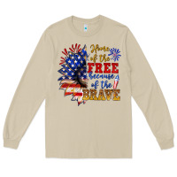 Home Of The Free Because Of The Brave Long Sleeve Tee | Teevron