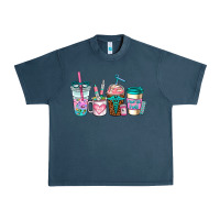 Midnight Navy nurse fuel coffee cups Urban Heavy Tee - AdoDesignShop