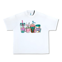 White nurse fuel coffee cups Urban Heavy Tee - AdoDesignShop