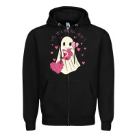 Black will you be my boo Zipper Hoodie - MaliasSmallBusiness