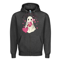 Charcoal Heather will you be my boo Zipper Hoodie - MaliasSmallBusiness