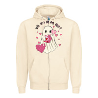 Sandshell will you be my boo Zipper Hoodie - MaliasSmallBusiness