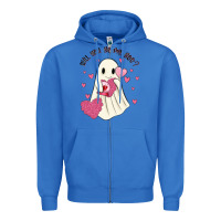 True Royal will you be my boo Zipper Hoodie - MaliasSmallBusiness