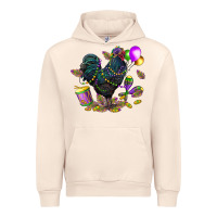 Sandshell mardi gras chicken Urban Hoodie - CowGirlArtShop