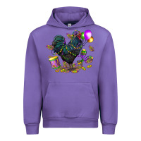 Tulip mardi gras chicken Urban Hoodie - CowGirlArtShop
