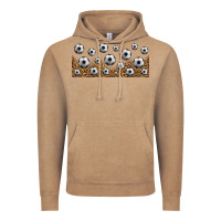 Leopard Soccer 16oz Libbey Glass Vintage Hoodie | Teevron