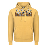 Vintage Mustard leopard soccer 16oz libbey glass Vintage Hoodie - HRA Design Shop