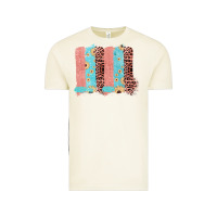 Vintage Arctic Sunflower Leopard Jute Pattern Brushstrokes Vintage Tee - Bettercallsaul