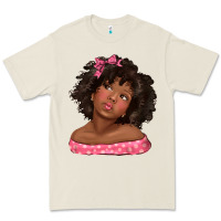 Bone afro black girlchild kiss with bow Premium Tee - texasbilliewilder
