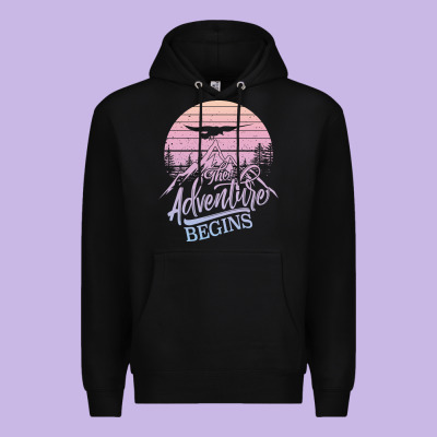 The Adventure Begins Premium Hoodie Designed By Bettercallsaul