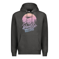 Charcoal Heather The Adventure Begins Premium Hoodie - Bettercallsaul