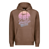 Chestnut The Adventure Begins Premium Hoodie - Bettercallsaul