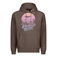 Coffee The Adventure Begins Premium Hoodie - Bettercallsaul