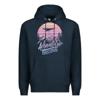 Navy The Adventure Begins Premium Hoodie - Bettercallsaul