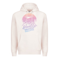 Pale Pink The Adventure Begins Premium Hoodie - Bettercallsaul
