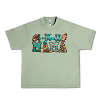 Oil Green American football mama Urban Heavy Tee - Jasminsmagicworld