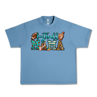 Pebble Blue American football mama Urban Heavy Tee - Jasminsmagicworld