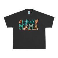 Pigment Black American football mama Urban Heavy Tee - Jasminsmagicworld