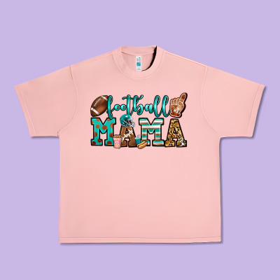 American Football Mama Urban Heavy Tee Designed By Jasminsmagicworld