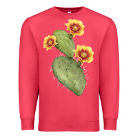 Cardinal Opuntia Phaeacantha Cactus Premium Sweatshirt - LillyAllenDesigns